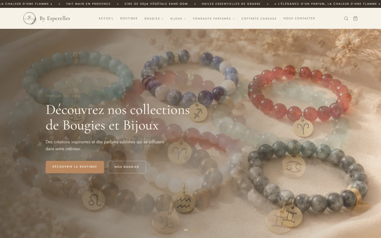 Boutique en ligne By Esperelles